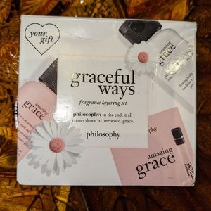 PHILOSOPHY - AMAZING GRACE - FRAGRANCE Layering Set 2 x 1 oz & 0.05